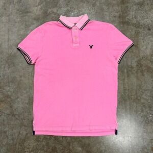 American Eagle Outfitters Pink Y2K Polo Size M